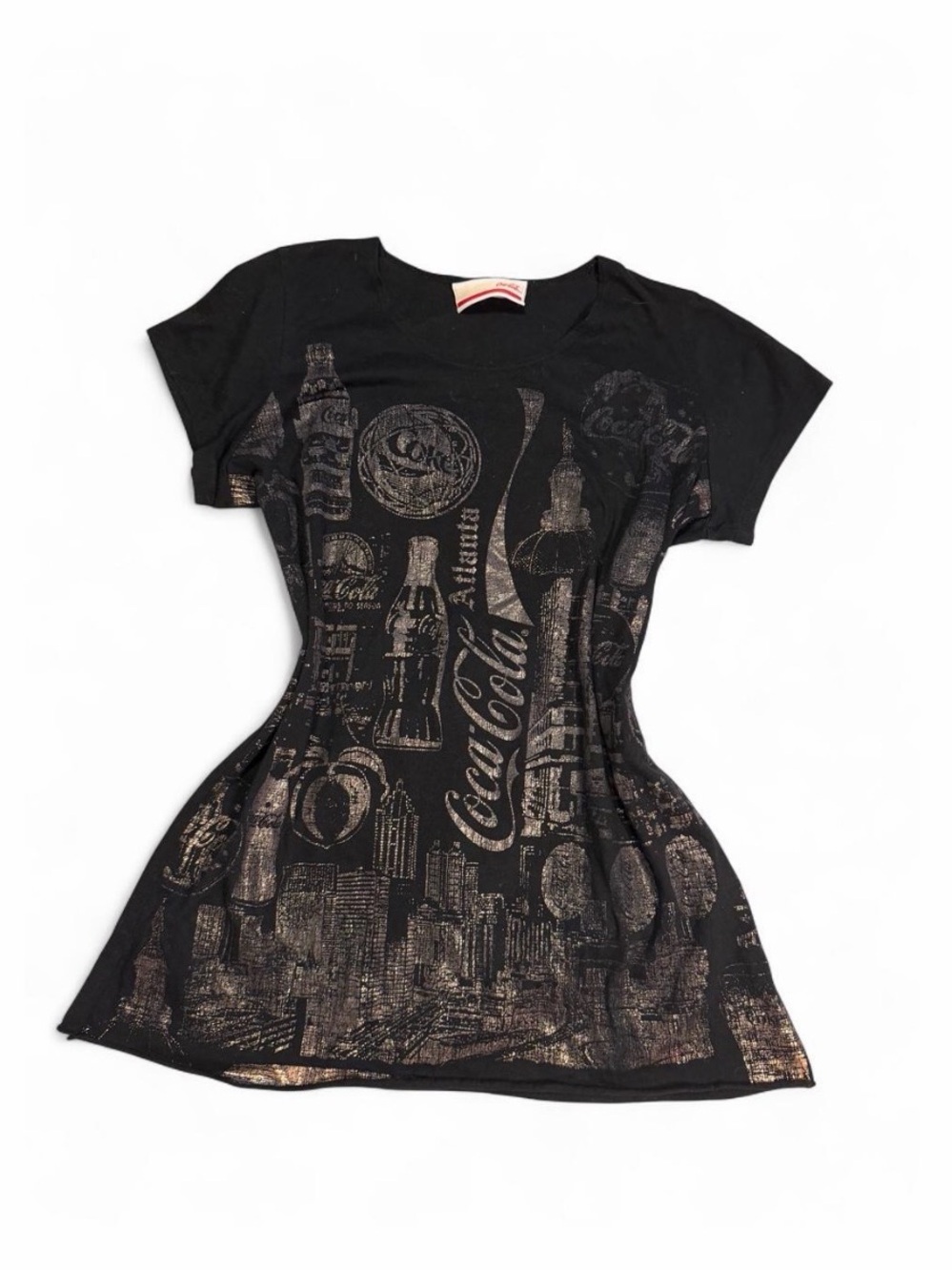 Coca Cola Black Graphic Short Sleeve shirt